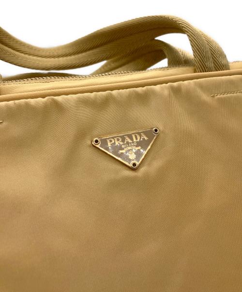 PRADA（プラダ）PRADA (プラダ) ハンドバッグ ベージュの古着・服飾アイテム