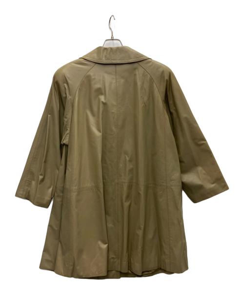 JEAN LOUIS SCHERRER（ジャンルイ シェレル）JEAN LOUIS SCHERRER (ジャンルイ シェレル) レザーコート ベージュ サイズ:Mの古着・服飾アイテム