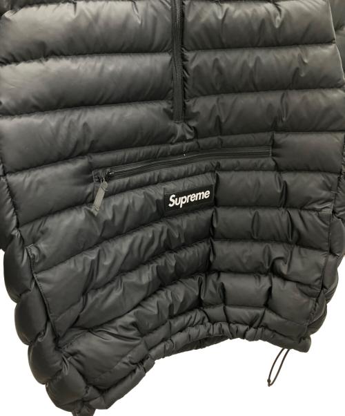 SUPREME（シュプリーム）Supreme (シュプリーム) Micro Down Half Zip Hooded Pullover ブラック サイズ:Sの古着・服飾アイテム