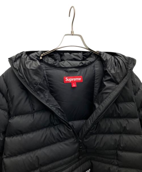 SUPREME（シュプリーム）Supreme (シュプリーム) Micro Down Half Zip Hooded Pullover ブラック サイズ:Sの古着・服飾アイテム