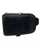 COACHコーチ）の古着「イーサン パック・シグネチャー レザー」｜ブラック