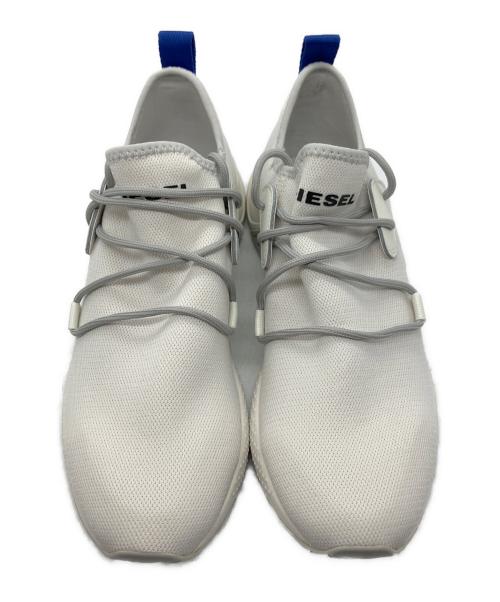 DIESEL（ディーゼル）DIESEL (ディーゼル) ローカットスニーカー ホワイト サイズ:27の古着・服飾アイテム