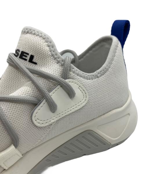 DIESEL（ディーゼル）DIESEL (ディーゼル) ローカットスニーカー ホワイト サイズ:27の古着・服飾アイテム