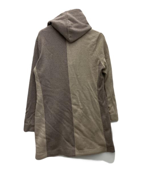 1piu1uguale3（ウノピュウノウグァーレトレ）1piu1uguale3 (ウノピュウノウグァーレトレ) フーデッドコート ブラウン サイズ:VIの古着・服飾アイテム