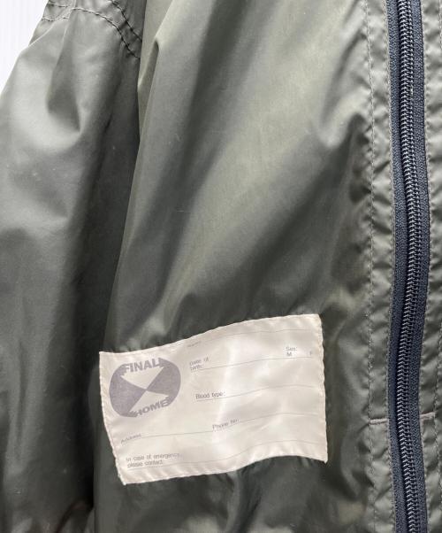 FINAL HOME（ファイナルホーム）FINAL HOME (ファイナルホーム) 多重ジップナイロンジャケット オリーブ サイズ:SIZE3の古着・服飾アイテム