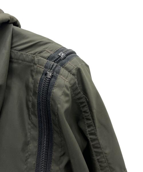 FINAL HOME（ファイナルホーム）FINAL HOME (ファイナルホーム) 多重ジップナイロンジャケット オリーブ サイズ:SIZE3の古着・服飾アイテム