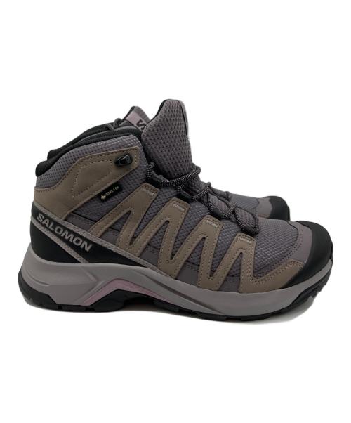 SALOMON（サロモン）SALOMON (サロモン) X-ADVENTURE RECON MID GTX ベージュ×グレー サイズ:24.5 未使用品の古着・服飾アイテム