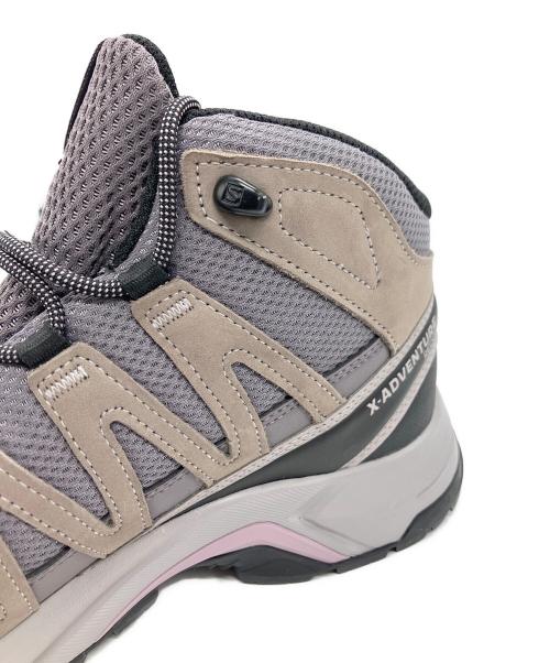 SALOMON（サロモン）SALOMON (サロモン) X-ADVENTURE RECON MID GTX ベージュ×グレー サイズ:24.5 未使用品の古着・服飾アイテム