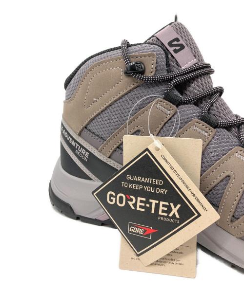 SALOMON（サロモン）SALOMON (サロモン) X-ADVENTURE RECON MID GTX ベージュ×グレー サイズ:24.5 未使用品の古着・服飾アイテム