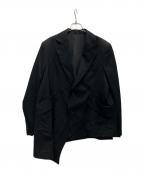 sulvamサルバム）の古着「P5スラッシュオーバージャケット」｜ブラック