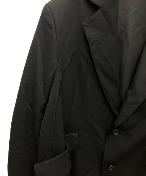 sulvam（サルバム）sulvam (サルバム) P5スラッシュオーバージャケット ブラック サイズ:Sの古着・服飾アイテム