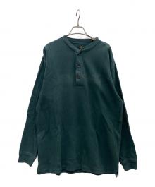 CLUB ROOM（クラブルーム）の古着「ヘンリーネックカットソー」｜グリーン