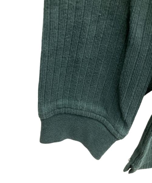 CLUB ROOM（クラブルーム）CLUB ROOM (クラブルーム) ヘンリーネックカットソー グリーン サイズ:Ｍの古着・服飾アイテム