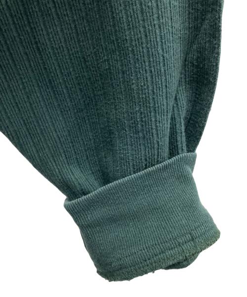 CLUB ROOM（クラブルーム）CLUB ROOM (クラブルーム) ヘンリーネックカットソー グリーン サイズ:Ｍの古着・服飾アイテム