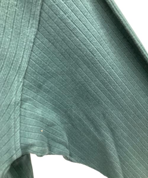 CLUB ROOM（クラブルーム）CLUB ROOM (クラブルーム) ヘンリーネックカットソー グリーン サイズ:Ｍの古着・服飾アイテム