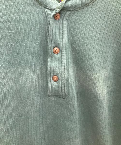 CLUB ROOM（クラブルーム）CLUB ROOM (クラブルーム) ヘンリーネックカットソー グリーン サイズ:Ｍの古着・服飾アイテム