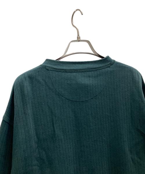 CLUB ROOM（クラブルーム）CLUB ROOM (クラブルーム) ヘンリーネックカットソー グリーン サイズ:Ｍの古着・服飾アイテム