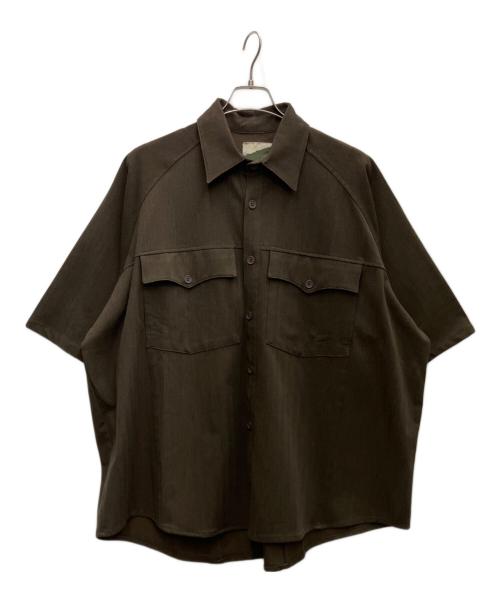 B.BALLSY（ボールジーブラザーズ）B.BALLSY (ボールジーブラザーズ) 半袖シャツ ブラウン サイズ:FREEの古着・服飾アイテム