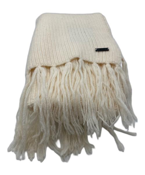 AMI Alexandre Mattiussi（アミアレクサンドルマテュッシ）AMI Alexandre Mattiussi (アミアレクサンドルマテュッシ) マフラー アイボリーの古着・服飾アイテム