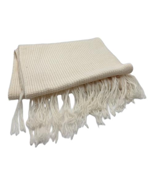 AMI Alexandre Mattiussi（アミアレクサンドルマテュッシ）AMI Alexandre Mattiussi (アミアレクサンドルマテュッシ) マフラー アイボリーの古着・服飾アイテム