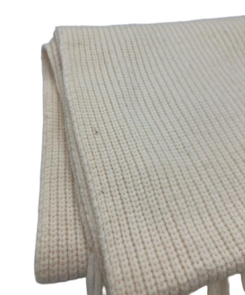 AMI Alexandre Mattiussi（アミアレクサンドルマテュッシ）AMI Alexandre Mattiussi (アミアレクサンドルマテュッシ) マフラー アイボリーの古着・服飾アイテム