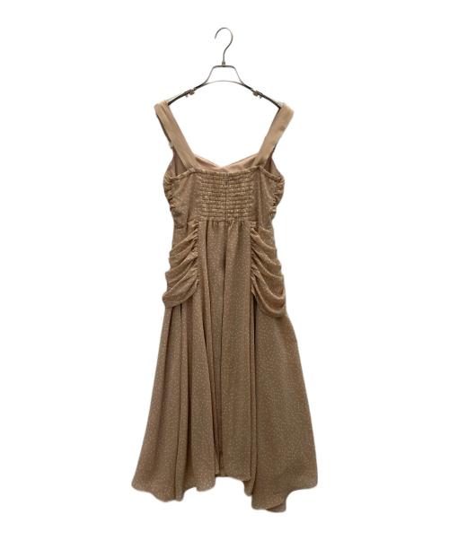 Estella.K（エステラケー）Estella.K (エステラケー) ノースリーブワンピース ベージュ サイズ:SIZE Freeの古着・服飾アイテム