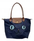 LONGCHAMPロンシャン）の古着「ハンドバッグ」｜ネイビー