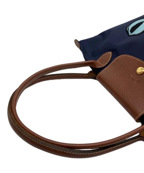 LONGCHAMP（ロンシャン）LONGCHAMP (ロンシャン) ハンドバッグ ネイビーの古着・服飾アイテム