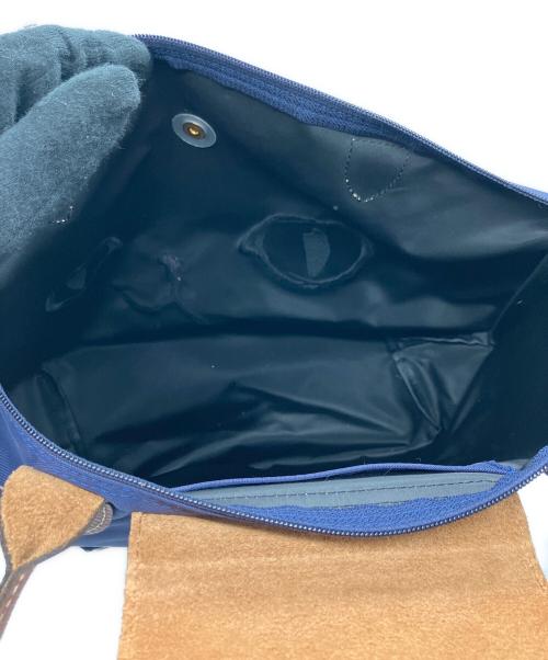 LONGCHAMP（ロンシャン）LONGCHAMP (ロンシャン) ハンドバッグ ネイビーの古着・服飾アイテム