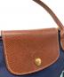 中古・古着 LONGCHAMP (ロンシャン) ハンドバッグ ネイビー：10000円