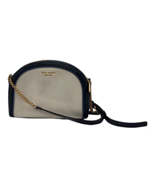 Kate Spade（ケイトスペード）Kate Spade (ケイトスペード) ショルダーバッグ ネイビー×アイボリーの古着・服飾アイテム
