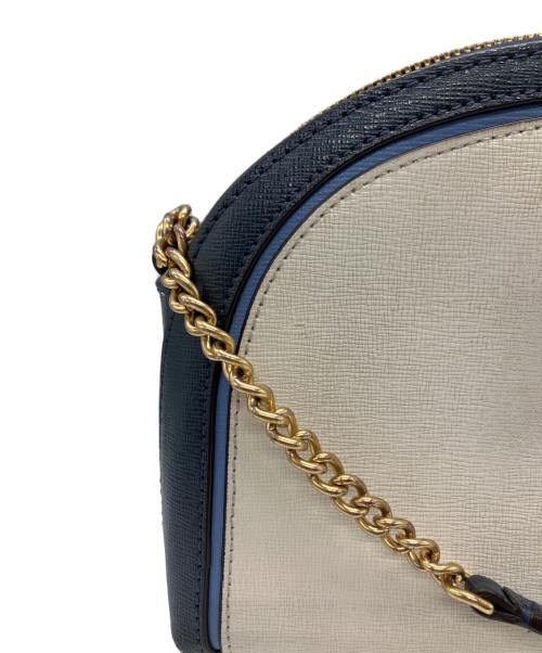 Kate Spade（ケイトスペード）Kate Spade (ケイトスペード) ショルダーバッグ ネイビー×アイボリーの古着・服飾アイテム