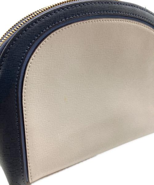 Kate Spade（ケイトスペード）Kate Spade (ケイトスペード) ショルダーバッグ ネイビー×アイボリーの古着・服飾アイテム