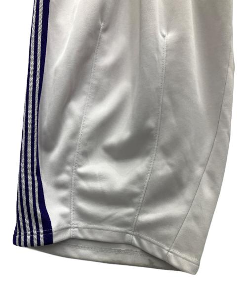 Needles（ニードルズ）Needles (ニードルズ) H.D.Track Pant ホワイト×パープル サイズ:XSの古着・服飾アイテム