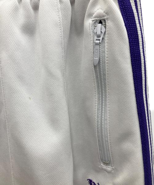 Needles（ニードルズ）Needles (ニードルズ) H.D.Track Pant ホワイト×パープル サイズ:XSの古着・服飾アイテム