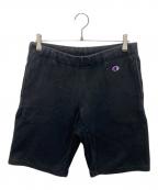 Champion REVERSE WEAVEチャンピオン リバース ウィーブ）の古着「スウェットハーフパンツ」｜ブラック