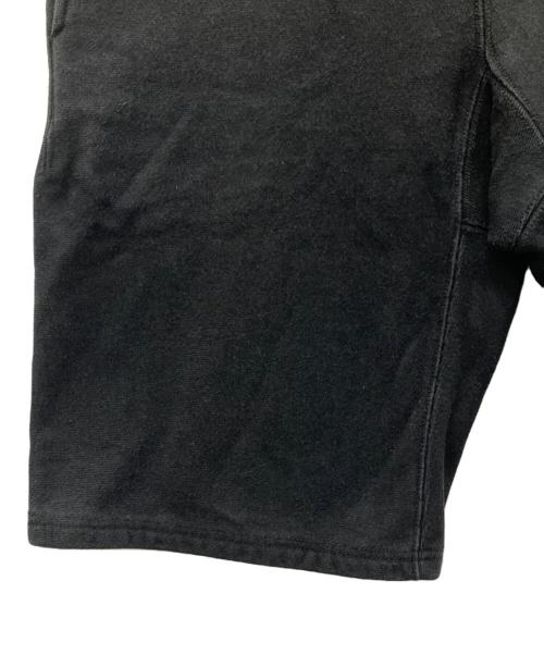 Champion REVERSE WEAVE（チャンピオン リバース ウィーブ）Champion REVERSE WEAVE (チャンピオン リバース ウィーブ) スウェットハーフパンツ ブラック サイズ:XLの古着・服飾アイテム