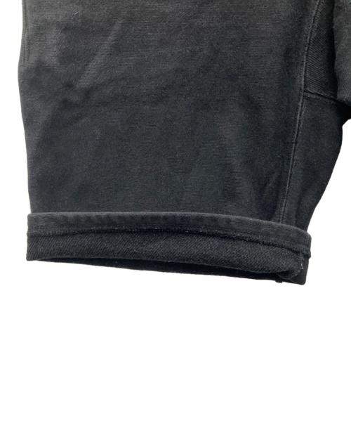 Champion REVERSE WEAVE（チャンピオン リバース ウィーブ）Champion REVERSE WEAVE (チャンピオン リバース ウィーブ) スウェットハーフパンツ ブラック サイズ:XLの古着・服飾アイテム