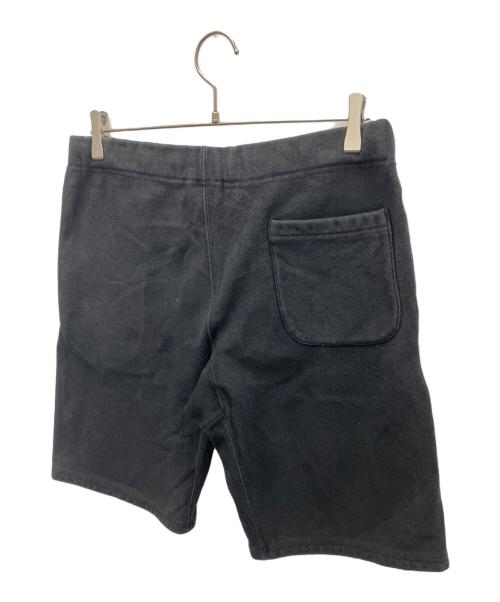 Champion REVERSE WEAVE（チャンピオン リバース ウィーブ）Champion REVERSE WEAVE (チャンピオン リバース ウィーブ) スウェットハーフパンツ ブラック サイズ:XLの古着・服飾アイテム