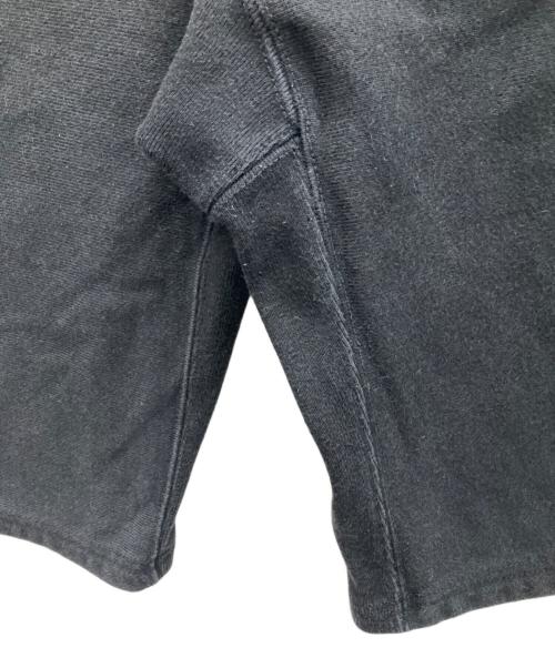 Champion REVERSE WEAVE（チャンピオン リバース ウィーブ）Champion REVERSE WEAVE (チャンピオン リバース ウィーブ) スウェットハーフパンツ ブラック サイズ:XLの古着・服飾アイテム