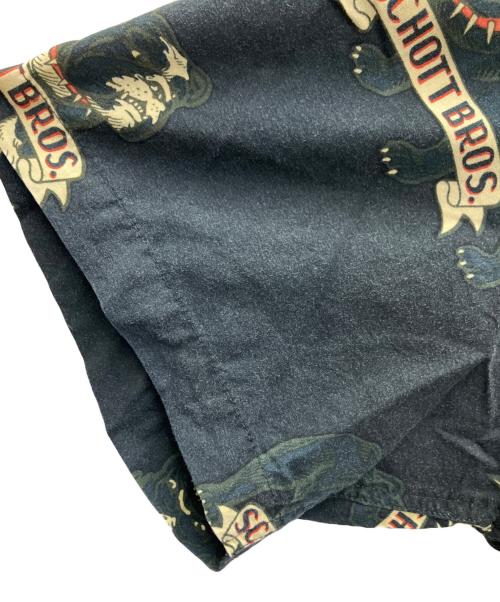 Schott（ショット）Schott (ショット) 半袖シャツ ブラック サイズ:Lの古着・服飾アイテム