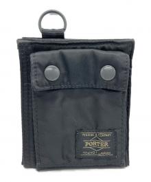 PORTER（ポーター）の古着「2つ折り財布」｜ブラック