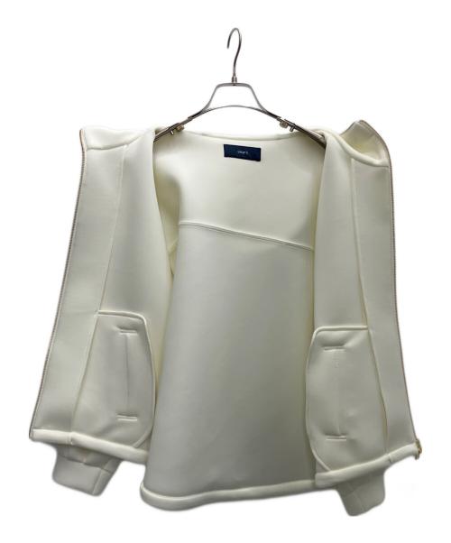 SHIPS（シップス）SHIPS (シップス) ブルジップ フーディー ホワイト サイズ:SIZEFREE 未使用品の古着・服飾アイテム