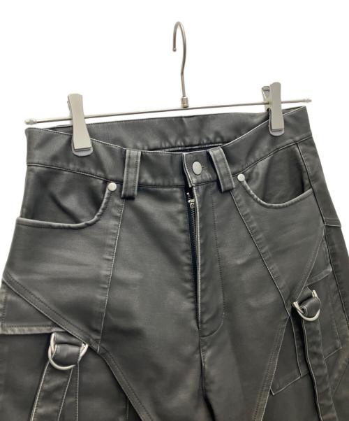 dig your own grave（デグヨアオウングレイブ）DIG YOUR OWN GRAVE (デグヨアオウングレイブ) レザーパンツ ブラック サイズ:SIZE1 未使用品の古着・服飾アイテム