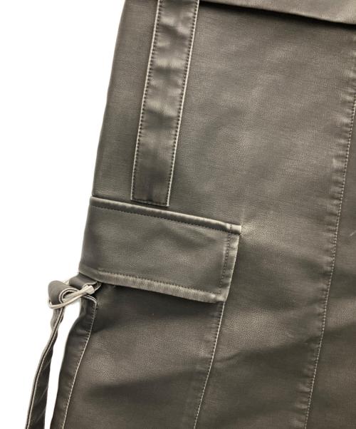 dig your own grave（デグヨアオウングレイブ）DIG YOUR OWN GRAVE (デグヨアオウングレイブ) レザーパンツ ブラック サイズ:SIZE1 未使用品の古着・服飾アイテム