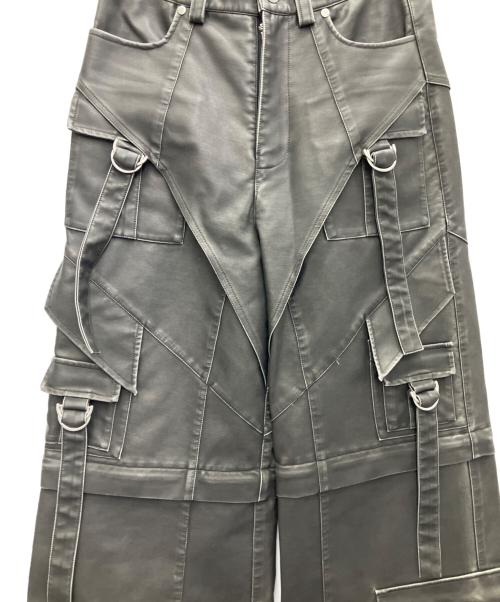 dig your own grave（デグヨアオウングレイブ）DIG YOUR OWN GRAVE (デグヨアオウングレイブ) レザーパンツ ブラック サイズ:SIZE1 未使用品の古着・服飾アイテム