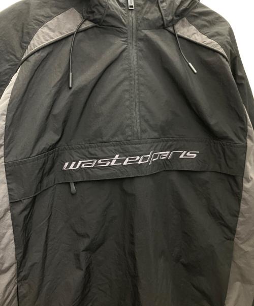 Wasted Paris（ウェイステッドパリス）WASTED PARIS (ウェイステッドパリス) ウインドブレーカー ブラック サイズ:Lの古着・服飾アイテム