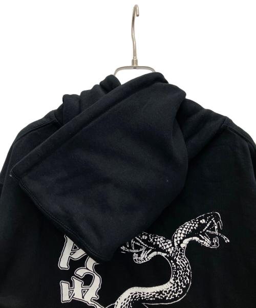 Wasted Paris（ウェイステッドパリス）WASTED PARIS (ウェイステッドパリス) ジップパーカー ブラック サイズ:XLの古着・服飾アイテム