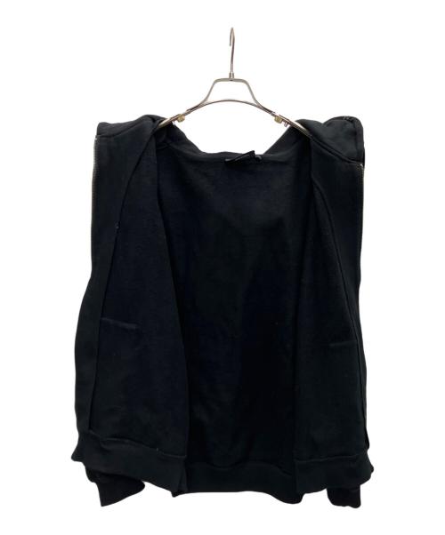 Wasted Paris（ウェイステッドパリス）WASTED PARIS (ウェイステッドパリス) ジップパーカー ブラック サイズ:XLの古着・服飾アイテム