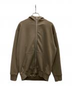 CRONOSクロノス）の古着「ジップパーカー」｜ベージュ